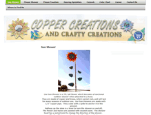 Tablet Screenshot of coppercreations.com